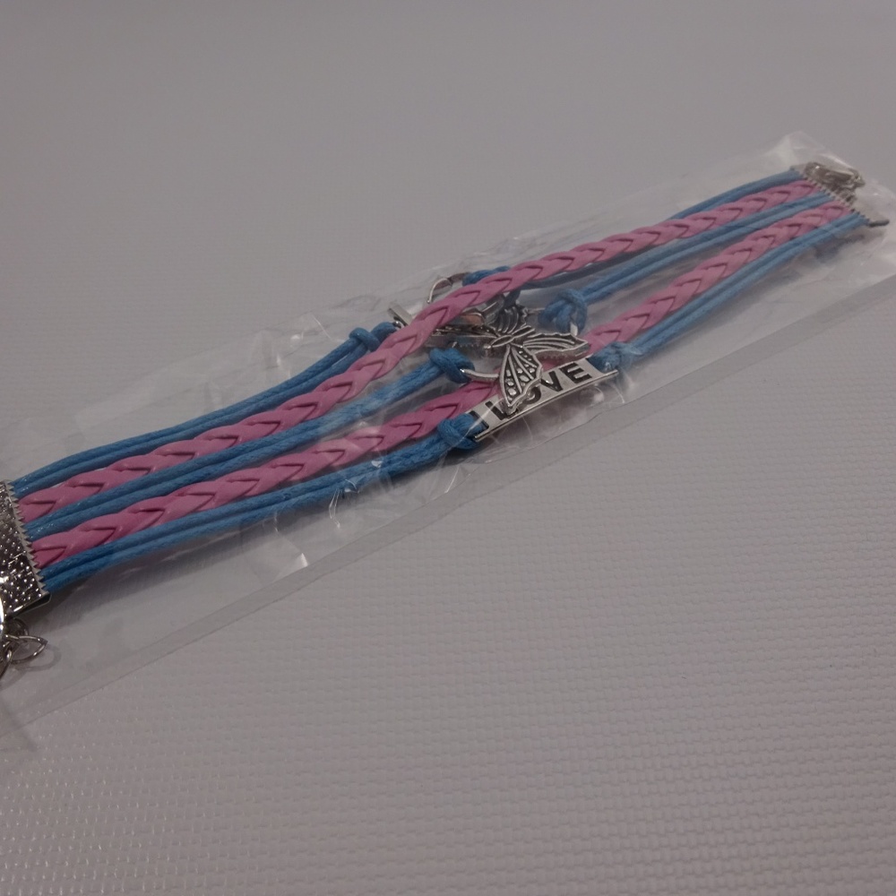 Infinity Love Butterfly Anchor Charm Bracelet - Picture 4 of 4
